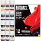 thumbnail image 1 of Set Esencial de Pintura Acrílica Liquitex Soft Body 12 x 22 ml, 1 of 7
