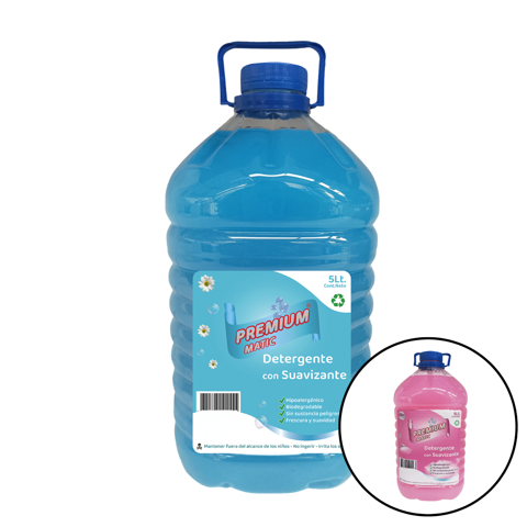 Genérica - Detergente Con Suavizante 5 Litros Jabón Para Ropa Limpieza