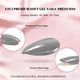 thumbnail image 5 of Press On Nails JOYVVEW Dark Gray Short Almond para mujer, 5 of 7