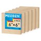 thumbnail image 1 of Tablero de lienzo MEEDEN 15 cm (paquete de 6) sin barnizar, 1 of 7