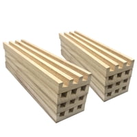 Juego De 8 Estantes De Dominó De Madera Yuanhe, Para Juegos De Mesa Clásicos