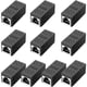 thumbnail image 1 of Acoplador en línea RJ45 Azduou Black, paquete de 5 para Cat7/Cat6/Cat5e, 1 of 8