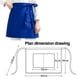 thumbnail image 2 of Delantal impermeable ropa de trabajo para cocina y cafetería., 2 of 5