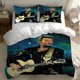 thumbnail image 1 of 3pcs JN-HLD Rock Legend Portrait Theme Print 100% Polyester Bedding Set, 1 of 1