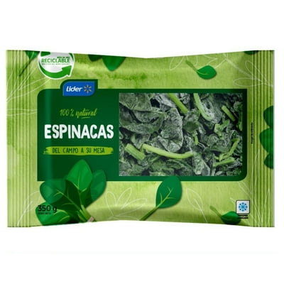 Espinaca Congelada 350 G Lider