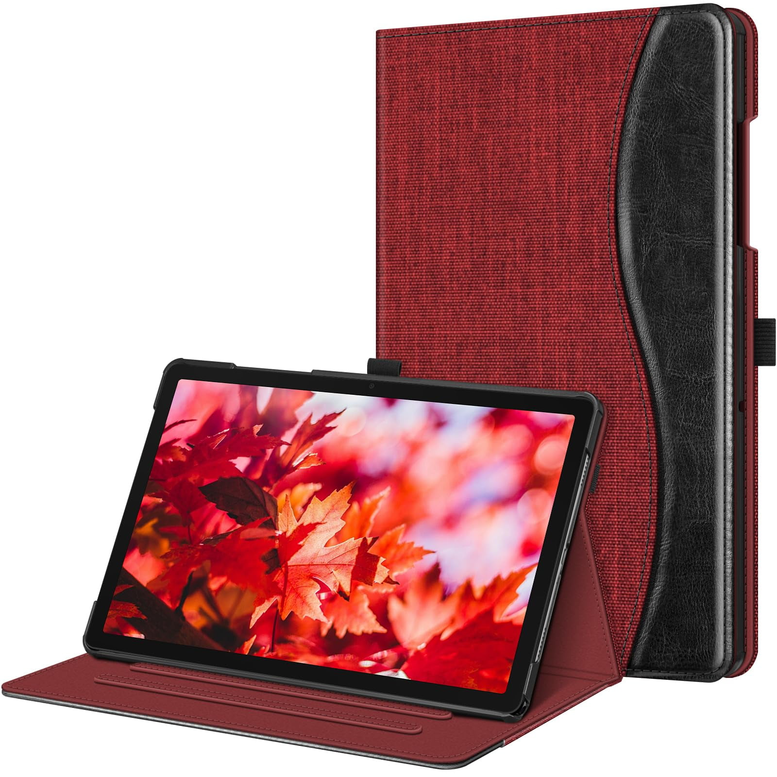 Funda Fintie Para Samsung Galaxy Tab A11+ Plus De 11 Pulgadas 2025/a9+ Plus 2023, Color Vino