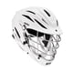thumbnail image 1 of Casco de lacrosse STX Aero blanco con máscara plateada, 1 of 9