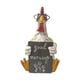 thumbnail image 5 of Estatua de pollo de buenos días, escultura de pollo, artesanías finas, coleccionables, adorno de escritorio, estatuilla de resina para entrada al Pati Gallo, 5 of 5