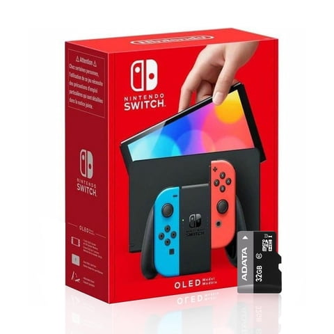 Modelo Oled De Nintendo Switch Con Joy-Con Sd De 32 Gb En