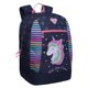 thumbnail image 1 of Mochila Infantil Simple Wingle Unicornio Azul Head, 1 of 4
