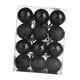 thumbnail image 4 of 24x Bolas De Navidad Decoración Del Hogar Adornos De Árbol De Navidad Para Fiesta Hogar Vacaciones Negro, 4 of 5