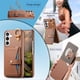 thumbnail image 5 of Funda FOXDOCK para Samsung Galaxy S26 Pro Soporte múltiple, diseño con anillo, función billetera y protección avanzada-marrón, 5 of 6