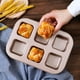 thumbnail image 2 of 1pc Square Baking Tray Square Cup Abrasive Tools Small Square Cake Mold Toast Bread Household Baking Tool, 2 of 4