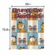thumbnail image 4 of Grumpy Cat Cortina de Ducha para Baño Decoración del Hogar, Cortinas de Baño Impermeables Duraderas, Cortina de Baño, Decoración de Baño para Adultos Niñas Niños, Regalos para Casa 119cmX180cm, 4 of 5