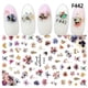 thumbnail image 1 of Elegant 3D Floral Nail Art Stickers - Plum Blossom, Sunflower, and Flower Sliders - Self-Adhesive Manicure Decoration, 1 of 3