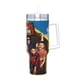 thumbnail image 2 of Jersey Shore Vaso aislado de acero inoxidable con asa, diseño temático, regalo para familia, amigos y fans; incluye pajita y encaja en el portavasos estándar, 40 oz, 2 of 6