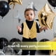 thumbnail image 5 of Chaleco de lentejuelas Dress Up America para niños, disfraz dorado brillante, 5 of 6