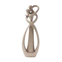 Magideal - Estatua De Amantes Besándose, Escultura De 21,5 Cm De Altura, Colección De Arte, Regalo De Aniversario, Adorno De Mesa Para Decoración De Estantería,