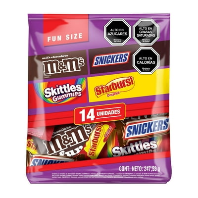 Chocolates Mix Chocolates Y Dulces M&M Snickers Skittles Starburst 247 G M&M'S