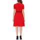 thumbnail image 3 of INSPIRE CHIC Vestido Vintage de Mujer Estampado Floral Cuello Peter Pan Largo a la Rodilla Vestido Casual L Rojo, 3 of 6
