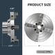 thumbnail image 2 of Mandril de torno HAowosi 150 mm 4‑mordazas auto‑centrante 1", 2 of 9