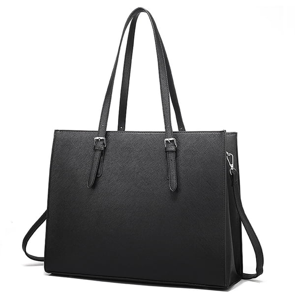 Bolso para portátil de 15,6 pulgadas para mujer, bolso de mano para ordenador, maletín de oficina para negocios