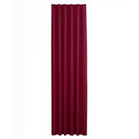 Genérico - Cortina Blackout Engomada 2 Paños Color Burdeo