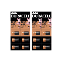 Pila Duracell Aaa, (Tira De 24 Pilas, Triple A, Dura Más)