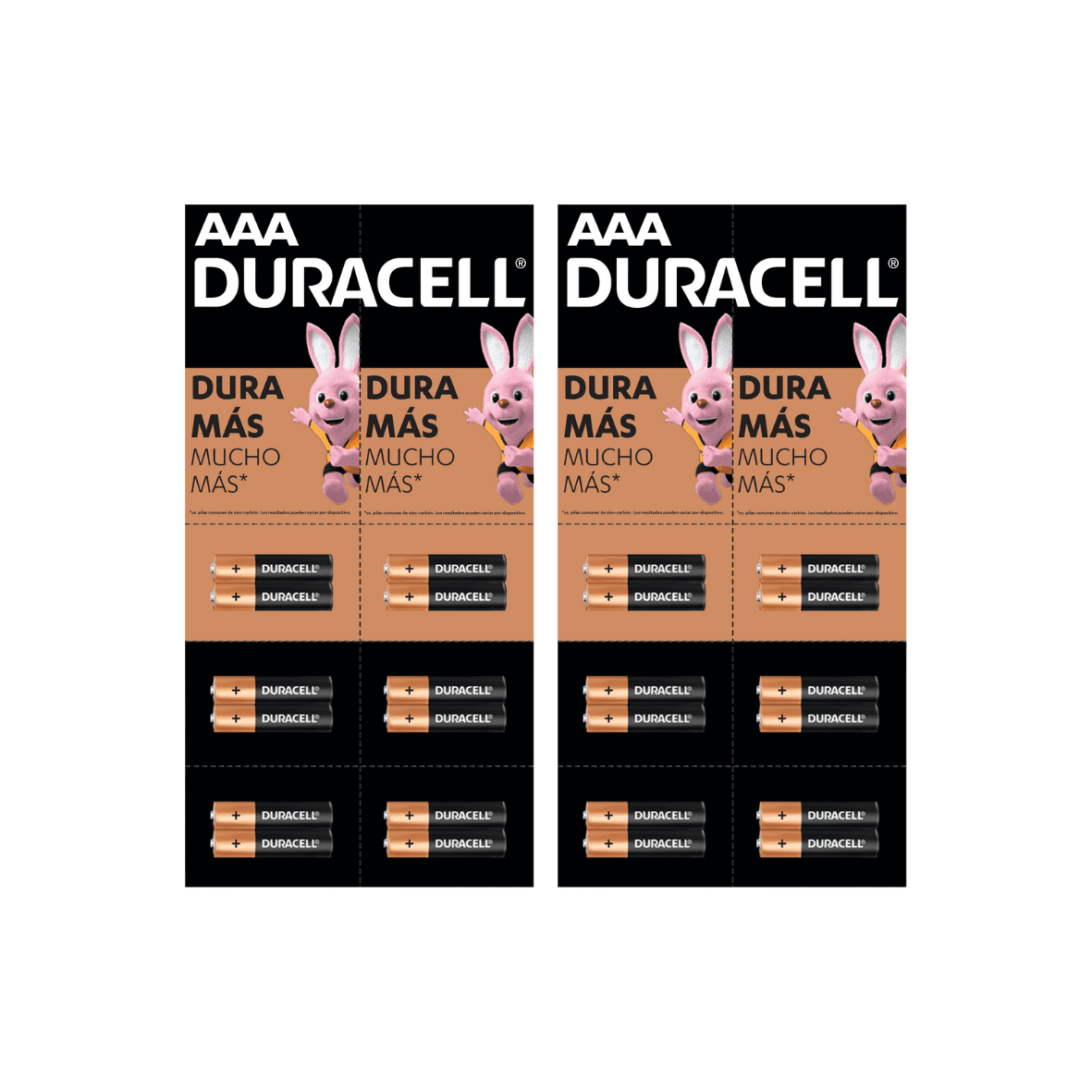 Pila Duracell Aaa, (tira De 24 Pilas, Triple A, Dura Más)