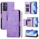 thumbnail image 1 of Funda Tipo Billetera para Samsung Galaxy A24 4G con Cremallera Portatarjetas Soporte Correa de Muñeca Cuero púrpura, 1 of 5