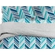 thumbnail image 2 of Plumón Sherpa+ Sábana Microfibra de 2 Plazas Diagonales Azules, 2 of 3