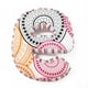 thumbnail image 1 of Almohada One Grace Place Sophia Lolita con letra E, rosa, naranja y blanco, 1 of 3