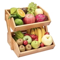 Santú Home & Deco - Cesta Para Frutas Y Verduras Madera