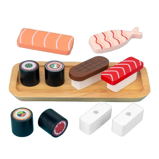 Cocina De Juguete WOOMAX Comida Sushi Madera, Juguetes De