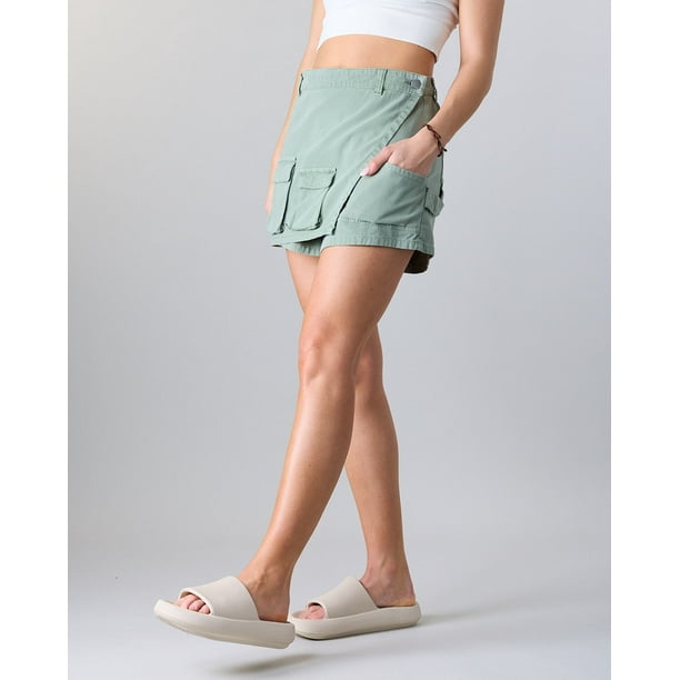 Falda Short Mujer Canvas procesado XS3732 Polemic