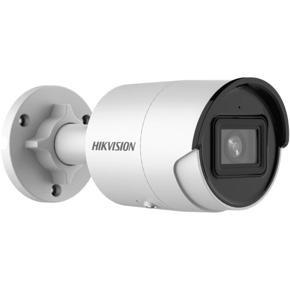 Cámara Hikvision Bullet IP 6MP AcuSense con Audio DS-2CD2063G2-I, WDR 120dB, IP67
