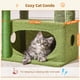 thumbnail image 4 of Árbol para gatos Taoqimiao de 98 cm para interior con condominio para gatitos, 4 of 9