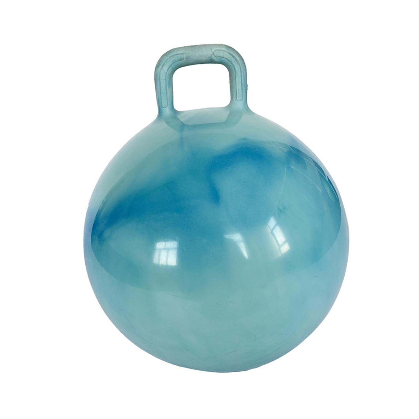 Bothyi - Pelota De Salto Con Mango Para Niños Y Niñas, Pelota De Ejercicio, Pelota Hinchable Azul