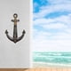 thumbnail image 2 of Ancla Decorativo De Madera Gris Oscuro Para Pared Decoracion, 2 of 6