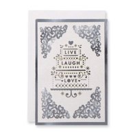 Tarjeta De Boda Hallmark Signature Live Laugh Love Design