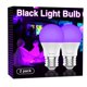 thumbnail image 1 of Bombilla LED negra Onforu 15W A19 E26 385-400nm 120V, 1 of 9
