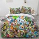 thumbnail image 1 of Adventure Finn Explore Time Anime Cover 3D Bedding Comforter Cover 3 Pcs Bedding Set, 1 of 5