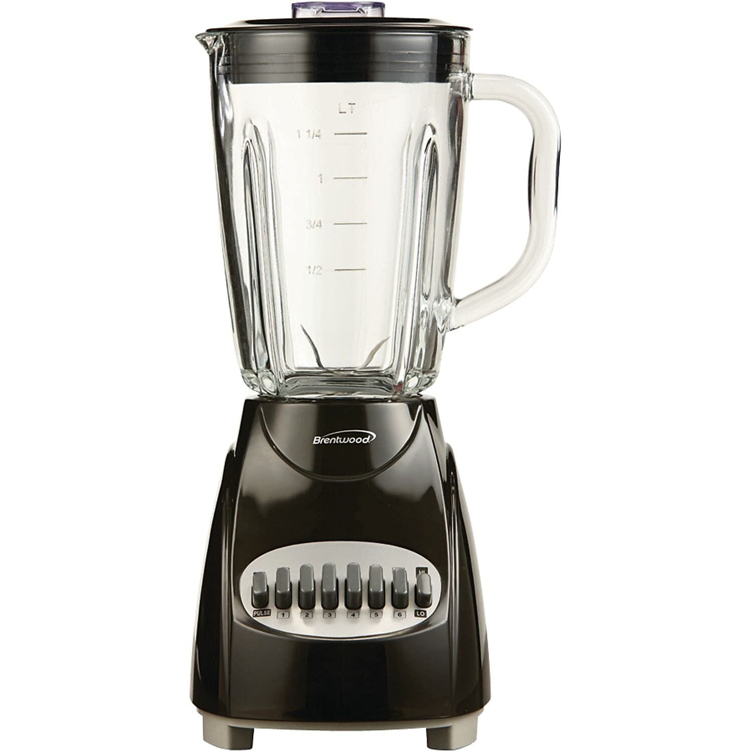 Licuadora Brentwood Jb-920b De 12 Velocidades + Pulse Con Tarro De Vidrio De 1,2 Litros