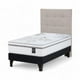 thumbnail image 1 of Cama Rosen Art 4 1.5 Plazas + Respaldo Issey Gris, 1 of 5