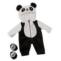 Bothyi - Ropa De Muñeca, Trajes Y Accesorios Para Juego, Regalo De Muñecas Para Bebés Recién Nacidos, Negro Con Blanco
