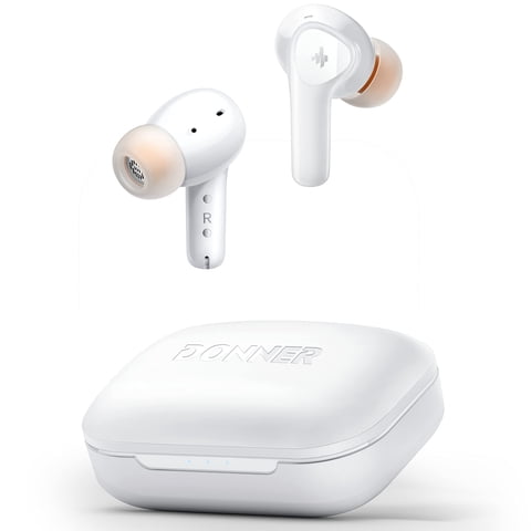 Donner Dobuds One Auriculares Inalámbricos Bluetooth 5.2 Blanco