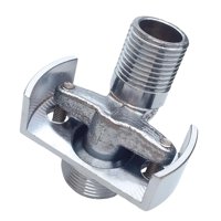 Bothyi - Adaptador De Grifo De Ducha Adaptador De Grifo De Bañera Con Patas De Garra Montado En La Pared Para El Hogar Largo 24 Mm