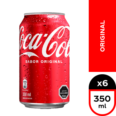 Coca-Cola Original 6X350 Ml  Coca Cola
