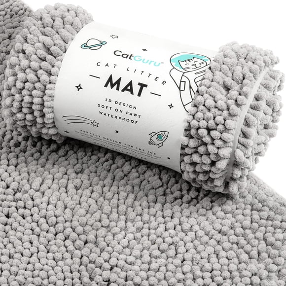 Alfombra para arena CatGuru mediana gris medio impermeable