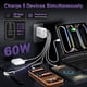 thumbnail image 3 of Cargador USB-C Auorld de 60 W y 5 puertos, 3 of 3